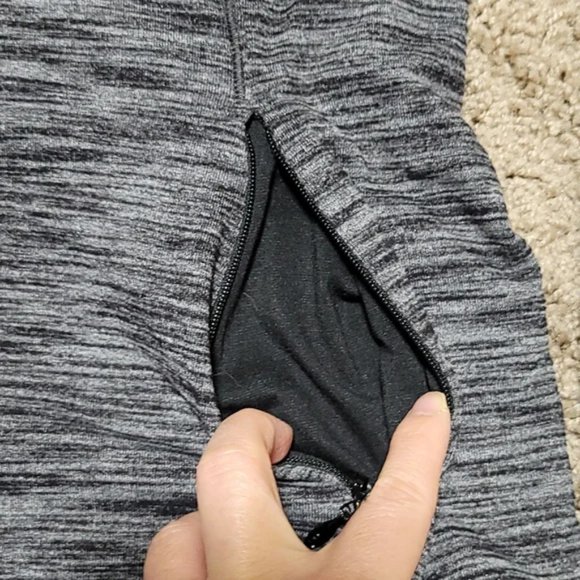 Lululemon Runderful 1/2 Zip Mini Check Pique Black Heathered Black / Gray Size 6 - Picture 7 of 12
